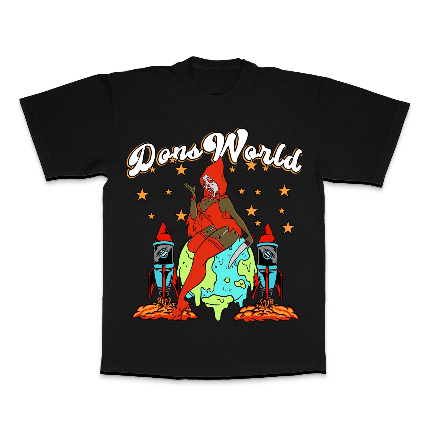 SCREAM TEE "MIDNIGHT BLACK"