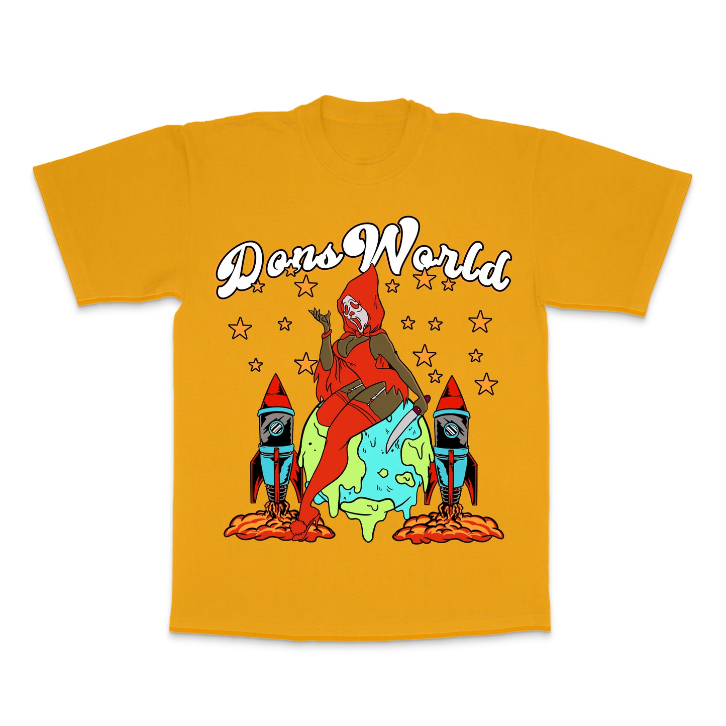 SCREAM TEE "YELLOW GOLD"