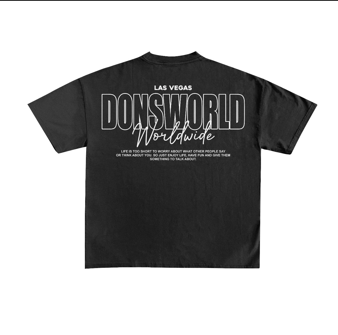 WORLDWIDE TEE "MIDNIGHT BLACK"