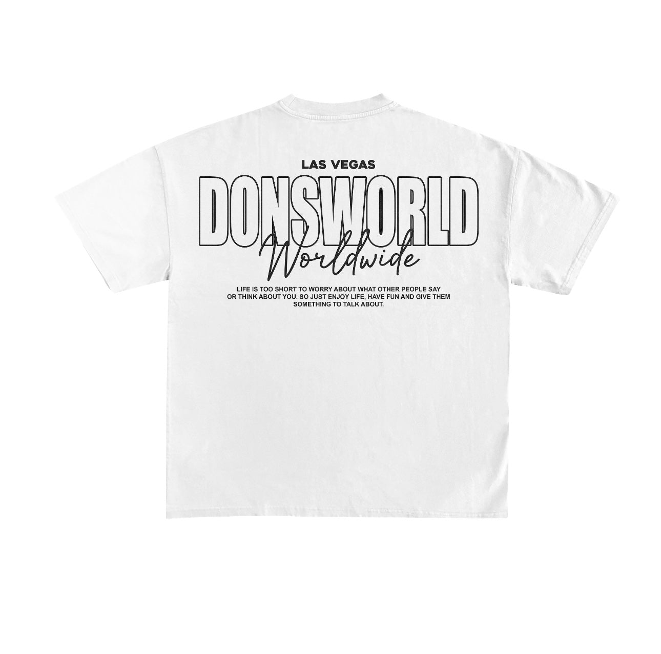 WORLDWIDE TEE  "PEARL WHITE"