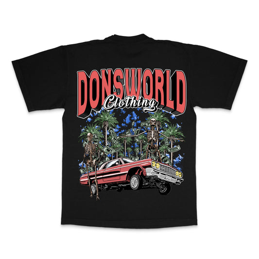 LOWRIDER TEE  "MIDNIGHT BLACK"