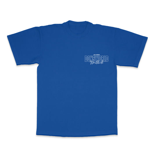 WORLDWIDE TEE  "COBALT BLUE"