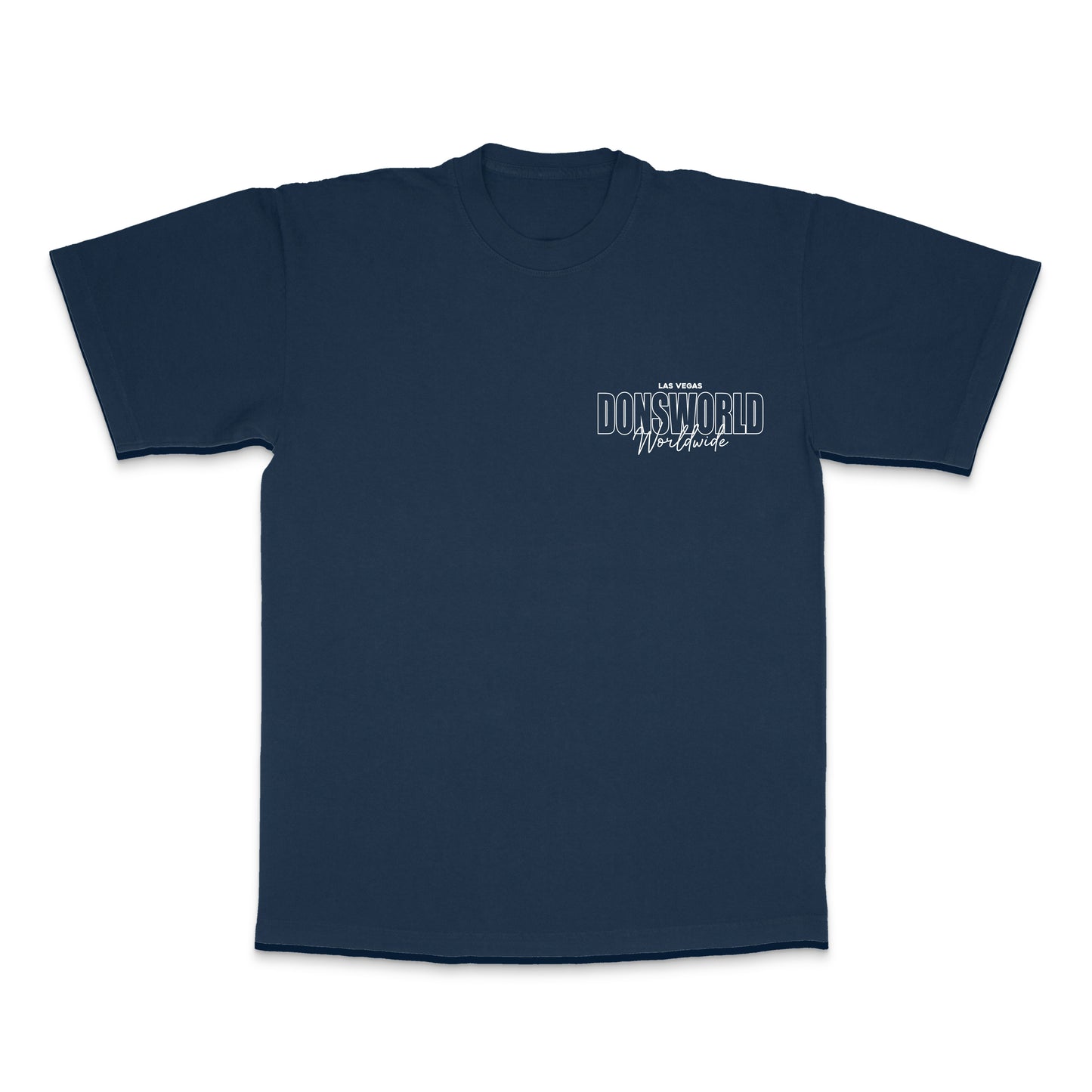 WORLDWIDE TEE   "DARK NAVY"