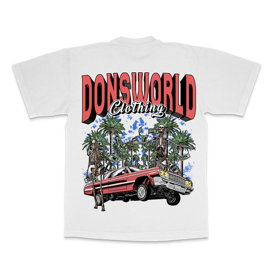 LOWRIDER TEE  "COCAINE WHITE"